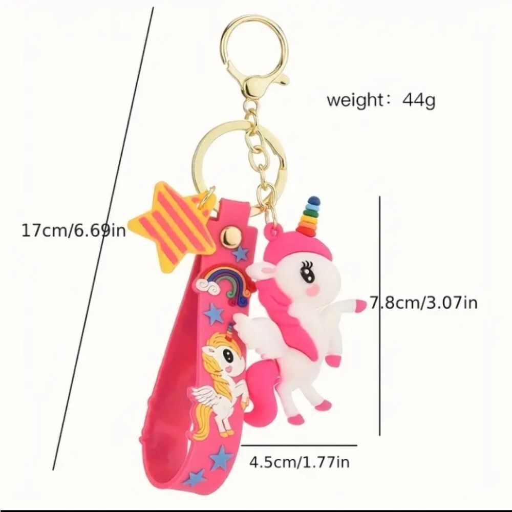 Unicorn Keychain  - Picture 2 of 3